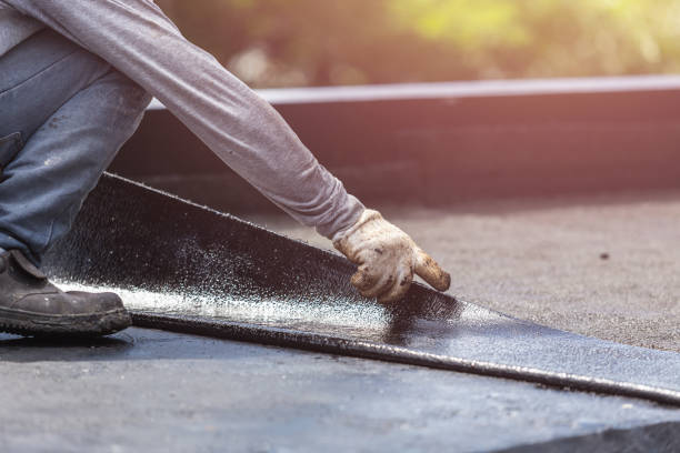 Professional Waterproofing technician working in Upper Black Eddy, PA